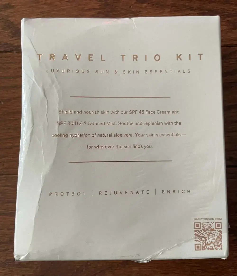 Hampton Sun Travel Trio SPF Skincare Set NIB TSA Approved